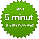web za pět minut
